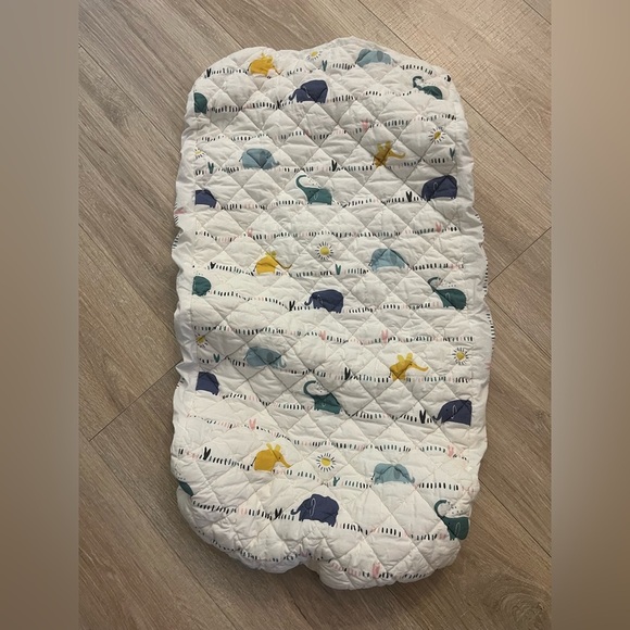 Crate and Barrel Elephant Changing Pad Cover - Picture 1 of 3